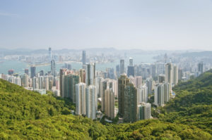 panorama of hong kong