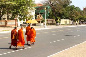 Cambodia monks